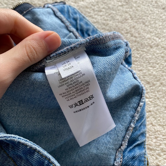 BDG DENIM BUTTON UP SKIRT / SKORT - Picture 15 of 16